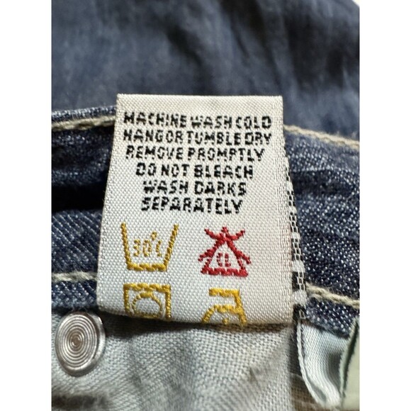 Vintage Y2K Quiksilver QuikJean Men's Denim Jeans Size 36x32 Blue Wide Leg Baggy - Picture 5 of 11